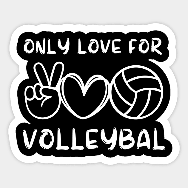 Only Love For Volleyball Sticker by NICHE&NICHE